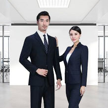 立領(lǐng)深灰色職業(yè)套裝FX28