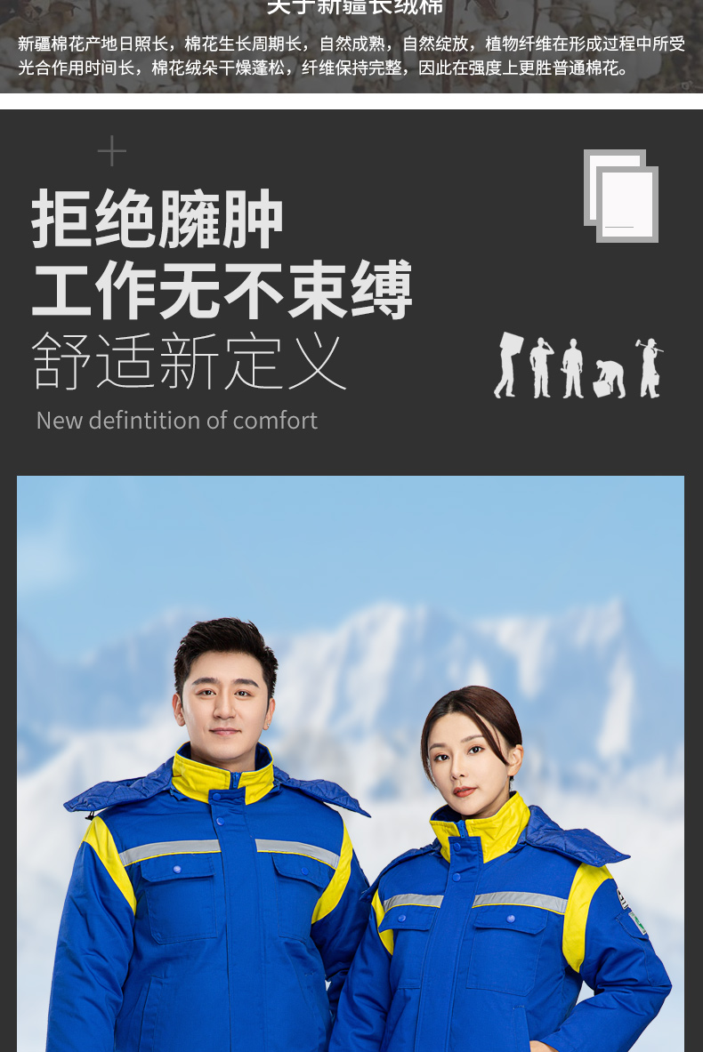 8897國際能源防靜電活棉棉衣