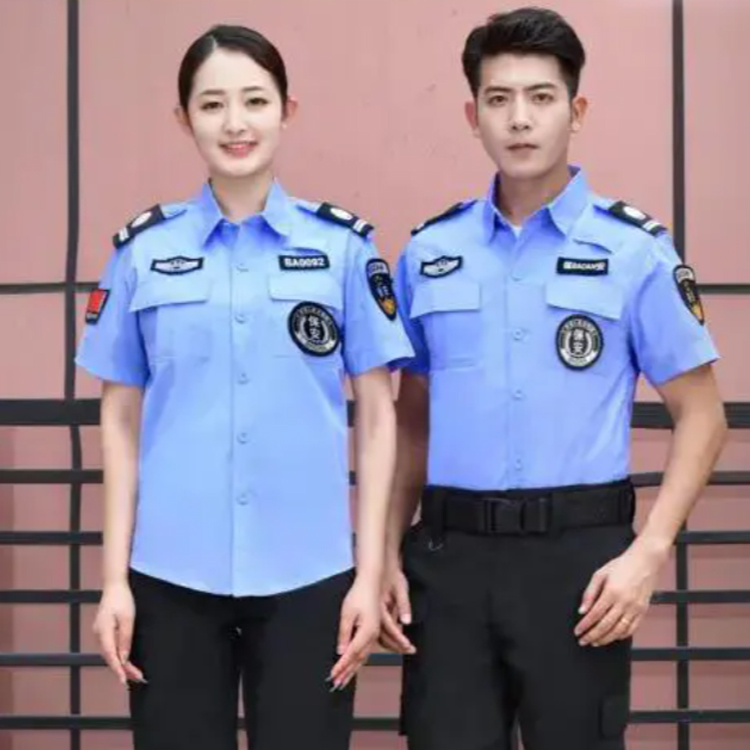 保安襯衫七標直筒1014