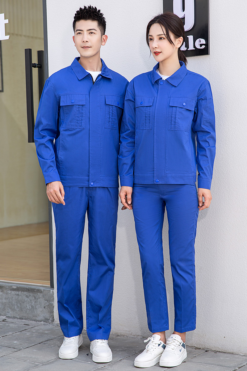 純棉春秋工作服6613